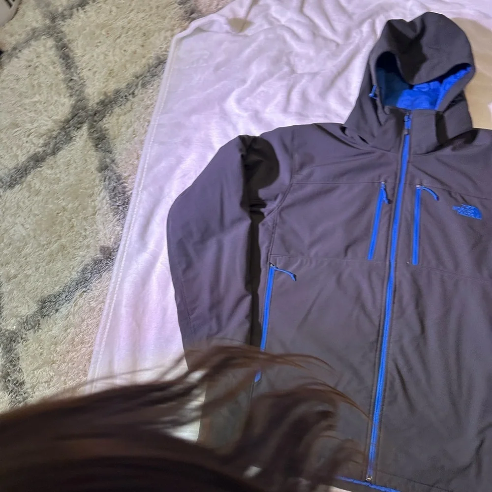 The North Face Men's Charcoal and Cobalt Performance Jacket